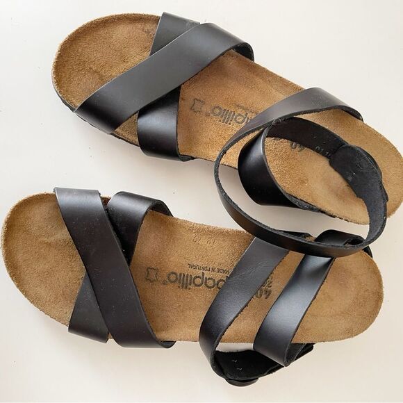 Birkenstock Papillio Lola Black Natural Leather 9/40. - Picture 5 of 13